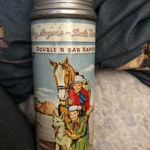 Old antique thermos